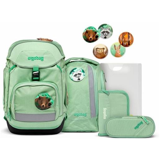 Ergobag pack set di borse per la scuola 6 pezzi verde