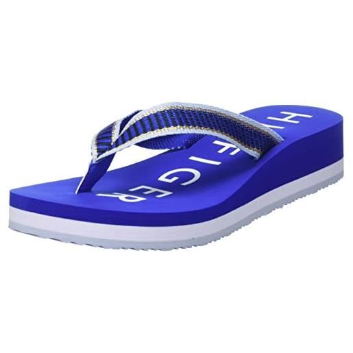 Tommy Hilfiger infradito donna scarpe da mare, blu (ultra blue), 36 eu