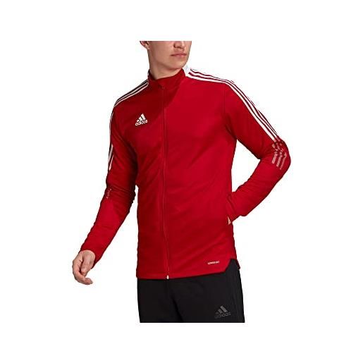 Adidas tiro21 tk jkt, giacca uomo, team power red, m