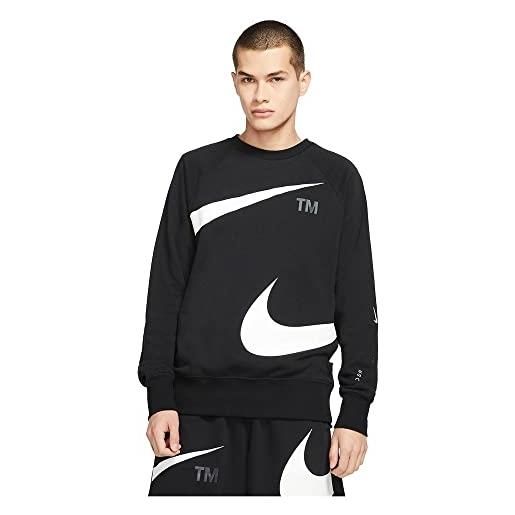 Nike swoosh sbb maglia di tuta, black/white, 104 uomo