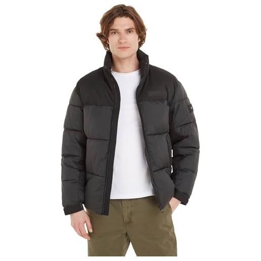 Tommy Hilfiger giacca uomo puffer jacket giacca invernale, nero (black), xl
