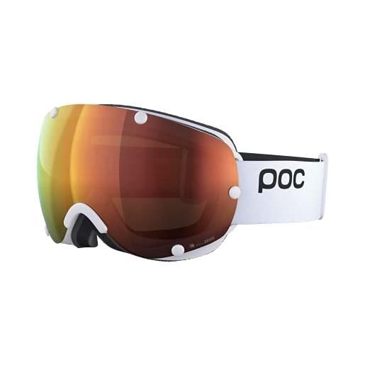 POC lobes clarity - maschere da sci e snowboard con ampio campo visivo e contrasto ottimale per una migliore visione in montagna. 