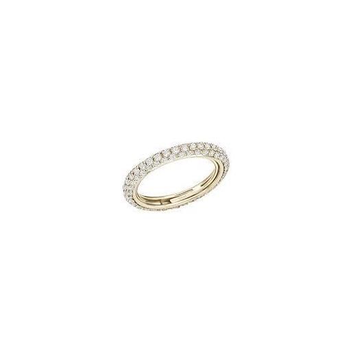 BLISS anello eternity bliss collezione prestige in oro giallo con diamanti ct 1,34. Misura 13. 