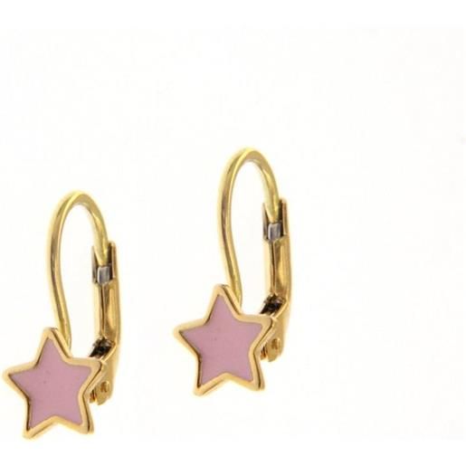 ORO&CO orecchini bimba in oro con stelle