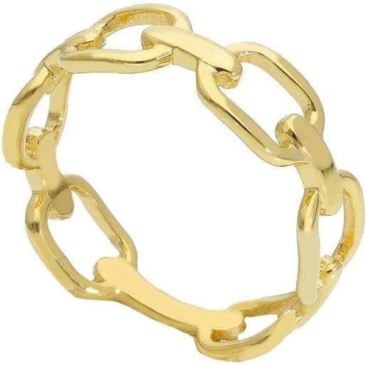 ORO&CO anello maglia in oro giallo