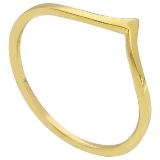 ORO&CO anello fedina in oro giallo