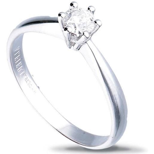 ALFIERI & ST. JOHN anello solitario 6 griffe alfieri & st. John in oro bianco con diamante ct 1,00, colore g, purezza si1, misura 14. 