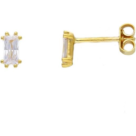 ORO&CO orecchini in oro con zirconi
