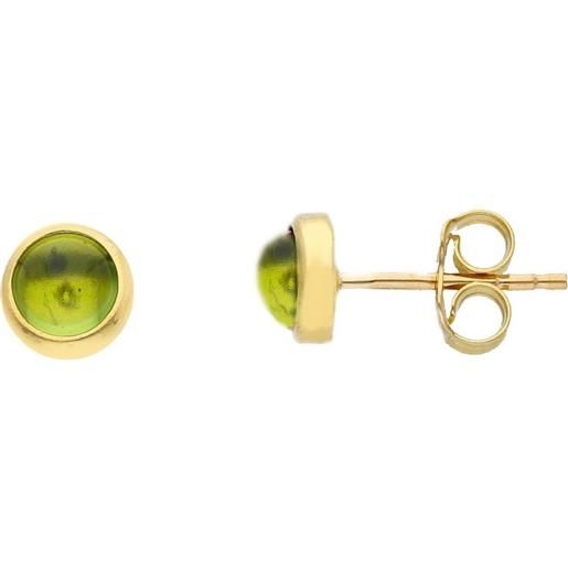 ORO&CO orecchini in oro con peridoto