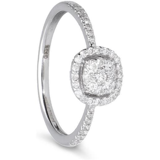 ALFIERI & ST. JOHN anello solitario alfieri & st john in oro bianco con diamanti ct 0,35 colore g purezza si1. Misura 14