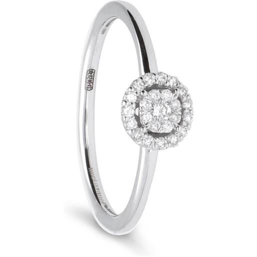 ALFIERI & ST. JOHN anello solitario alfieri & st john in oro bianco con diamanti ct 0,15 color g purezza si1. Misura 14