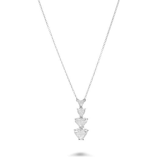 ALFIERI & ST. JOHN collana con diamanti a cuore ct. 1,91