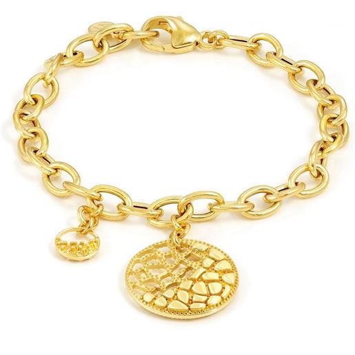 NOMINATION bracciale in argento dorato con ciondolo