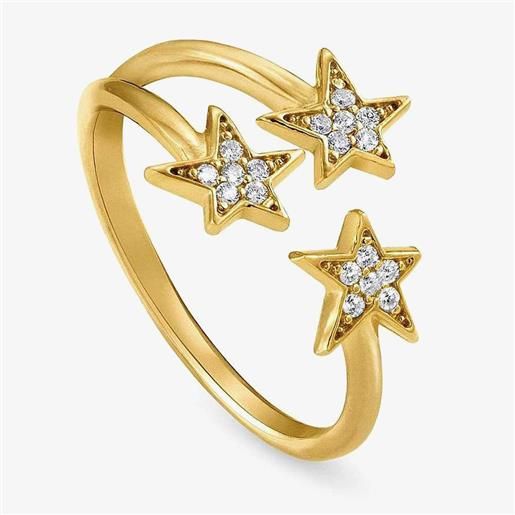 NOMINATION anello stella in argento gold