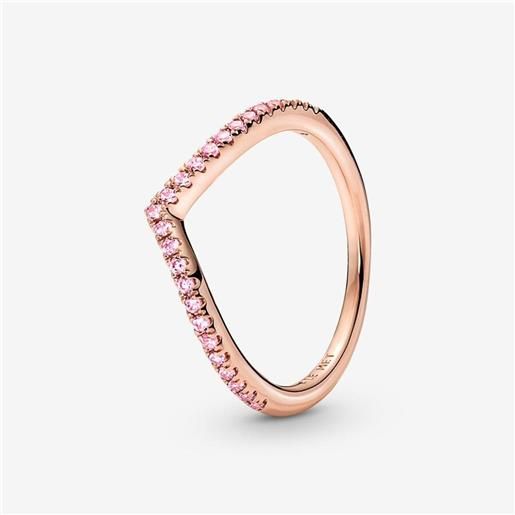 PANDORA anello pandora desiderio scintillante con zirconi rosa