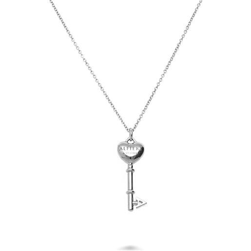 ALFIERI & ST. JOHN 925 collana lunga con ciondolo chiave in argento