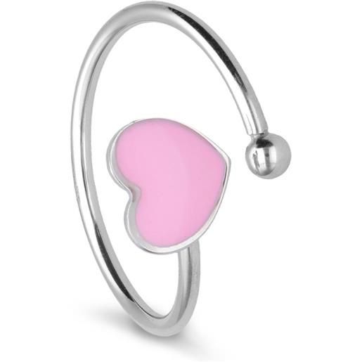 ALFIERI & ST. JOHN 925 anello in argento con cuore rosa