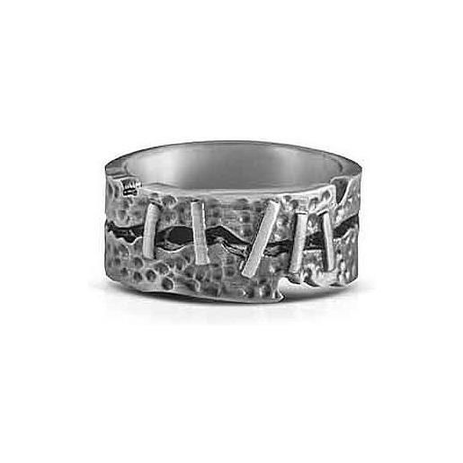 KULTO anello in acciaio silver