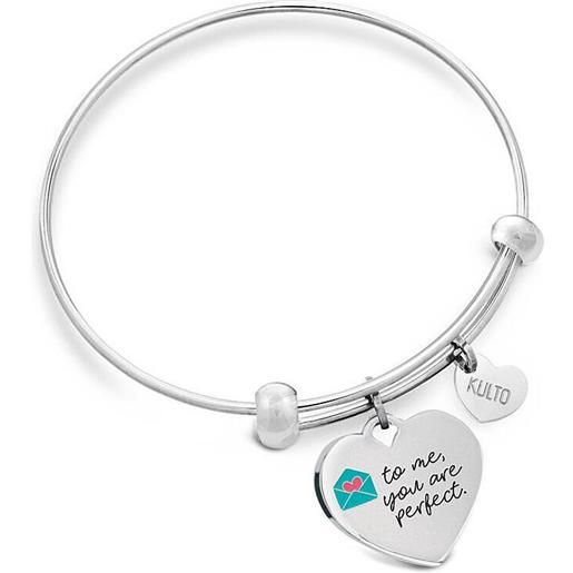 KULTO "KULTO bracciale bangle ""to me you are perfect"""