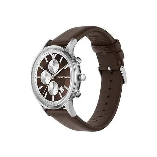 EMPORIO ARMANI orologio uomo in acciaio inossidabile cassa 43mm