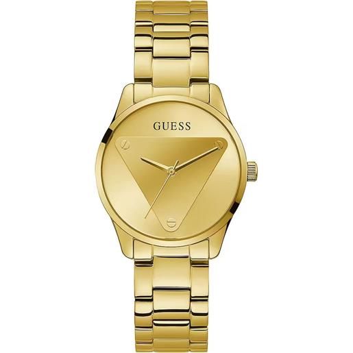 GUESS orologio donna in acciaio dorato cassa 36mm