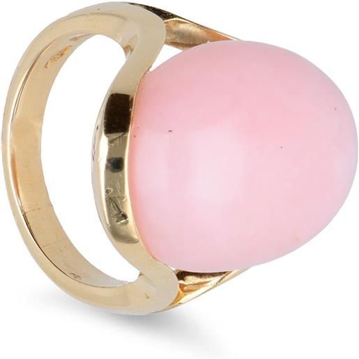 STANOPPI anello in oro giallocon opale rosa