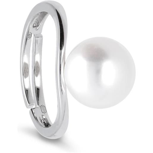 MAYUMI anello in argento con perla button