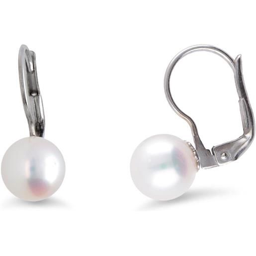 MAYUMI orecchini in argento con perle