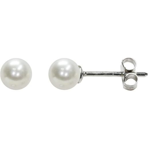 MAYUMI orecchini in oro bianco perle piena perlagione