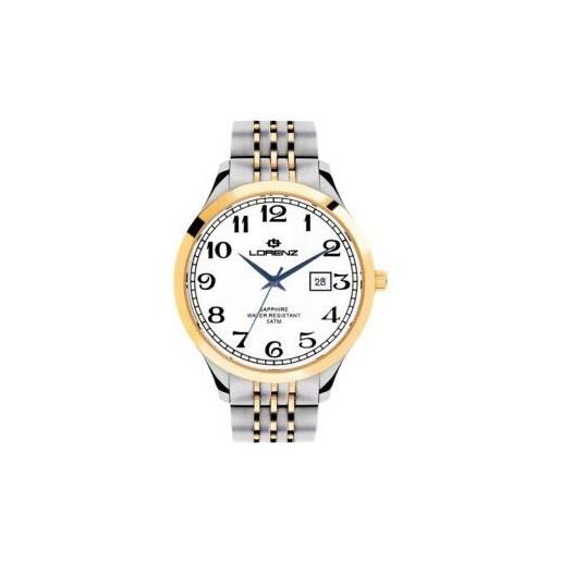 Lorenz Orologio Uomo Al Quarzo 090001BB – Cassa Acciaio E Quadrante Blu, 10 ATM