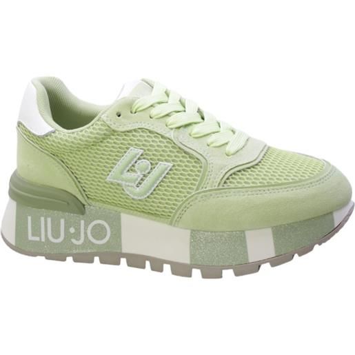 Liu jo sneakers donna verde menta ba4005px303 amazing 25
