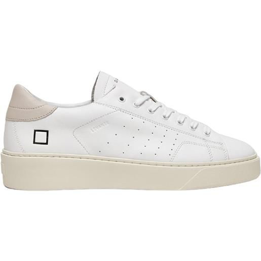 D.A.T.E. sneakers levante calf white-gray date - m391-lv-ca-wy - bianco
