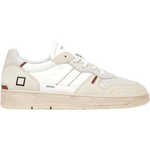 D.A.T.E. sneakers court 2.0 nylon date - m401-c2-ny-wi - bianco