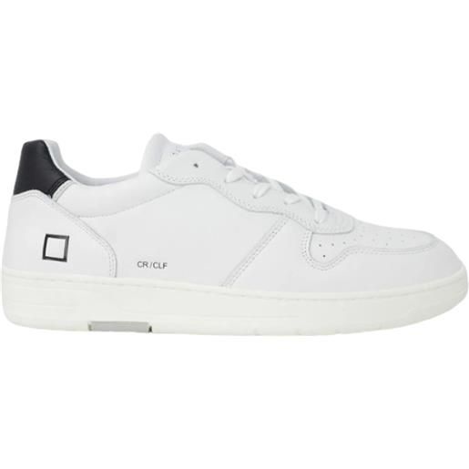 D.A.T.E. sneakers court calf date - m997-cr-ca-wb - bianco