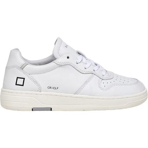 D.A.T.E. sneakers court calf date - w997-cr-ca-wh - bianco