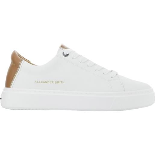 ALEXANDER SMITH sneakers london white cognac - alazldm9010wcn - bianco