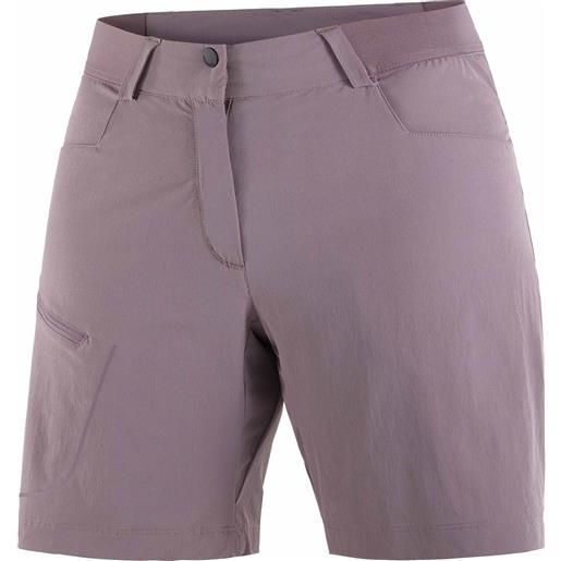 Salomon - shorts versatili - wayfarer shorts w moonscape per donne in pelle - taglia 36 fr, 38 fr, 40 fr, 42 fr, 44 fr - viola