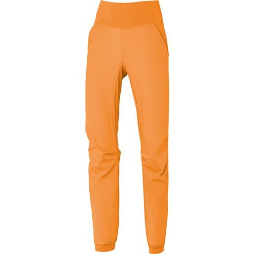 Wild Country - pantaloni da arrampicata stretch - session w pant nectar per donne in cotone - taglia xs, s, m, l - arancione