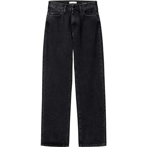 Carhartt - pantaloni ampi in cotone - w' noxon pant black per donne - taglia 26 us, 27 us, 28 us, 29 us, 30 us, 31 us - blu