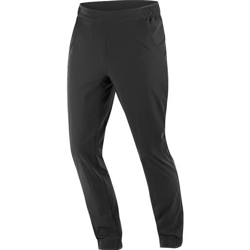 Salomon - pantaloni da trekking - wayfarer ease pants m deep black per uomo in softshell - taglia s, m, l, xl, xxl - nero