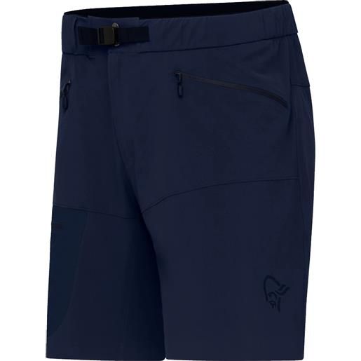 Norrona - shorts leggeri e versatili - falketind flex1 light shorts m's indigo night blue per uomo in softshell - taglia s, m, l, xl - blu navy