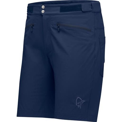 Norrona - shorts softshell - femund flex1 lightweight shorts m's indigo night blue per uomo in softshell - taglia s, m, l, xl