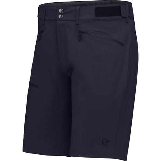 Norrona - pantaloncini softshell multifunzione - falketind flex1 shorts m's caviar per uomo in softshell - taglia s, m, l, xl - nero