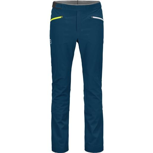 Ortovox - pantaloni da scialpinismo - col becchei pants m petrol blue per uomo - taglia l, xl