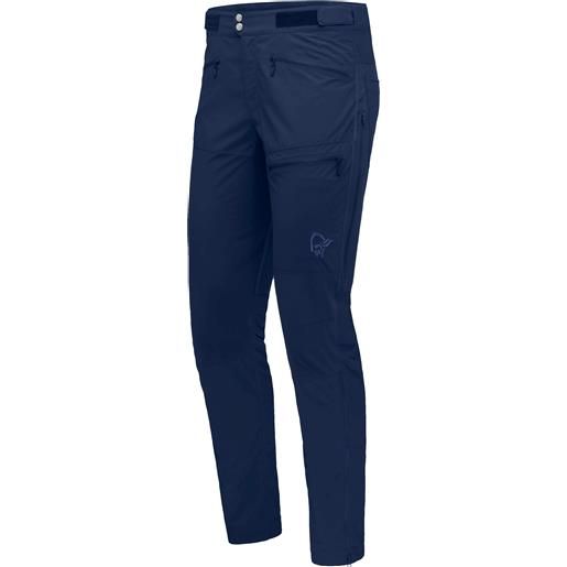 Norrona - pantaloni softshell - femund flex1 lightweight pants m's indigo night blue per uomo in softshell - taglia s, m, l, xl