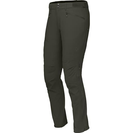 Norrona - pantaloni softshell - falketind flex1 pants m's rosin per uomo in softshell - taglia s, m, l, xl - kaki
