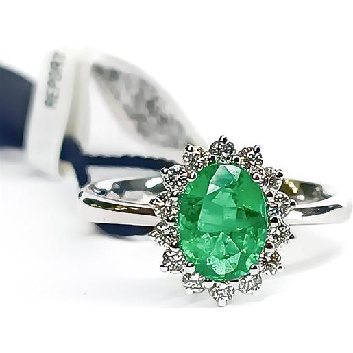 Recarlo anello smeraldo Recarlo r79cc048/sm055-14