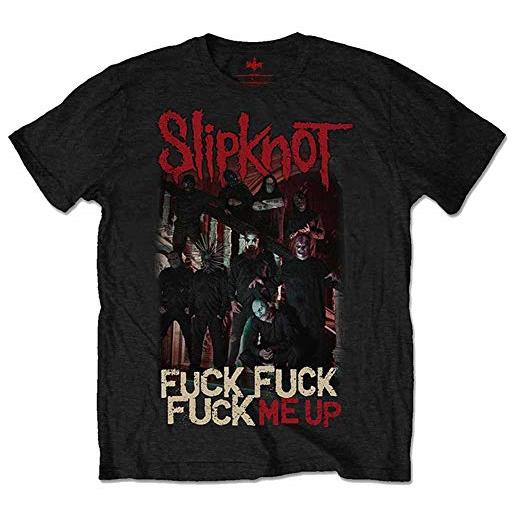 Rockoff Trade rockoff slipknot fuck me up t-shirt, nero, xxl uomo