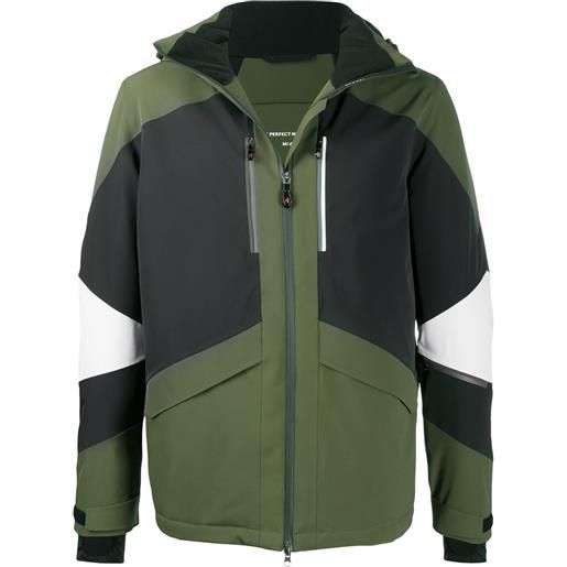 Perfect Moment giacca con design color-block - verde