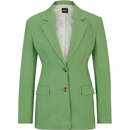 BOSS blazer monopetto - verde